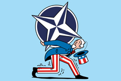 NATO on Uncle Sam's back