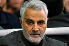 In this March 27, 2015 file photo released by an official website of the office of the Iranian supreme leader, commander of Iran’s Quds Force, Qassem Soleimani, sits in a religious ceremony at a mosque in the residence of Supreme Leader Ayatollah Ali Khamenei in Tehran, Iran. A U.S. airstrike near Baghdad’s airport on Friday Jan. 3, 2020 killed Gen. Qassem Soleimani, the head of Iran’s elite Quds Force. Soleimani was considered the architect of Iran’s policy in Syria. (Office of the Iranian Supreme Leader v