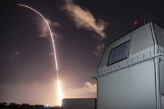   President Trump called for a beefing up of existing defenses, such as the Aegis ashore system pictured. In addition, he called for research into new advanced concepts. Mark Wright/Missile Defense Agency