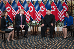 President Donald J. Trump and Kim Jong Un, Chairman of the State Affairs Commission