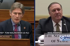 @RepMalinowski asks SecPompeo about NorthKorea, Kim Jong Un and Otto Warmbier.