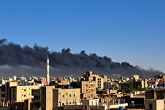 Smoke over Khartoum