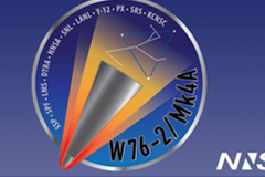 The NNSA's new mission logo for the W76-2 low-yield, submarine-launched, ballistic-missile warhead.