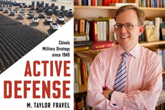 Taylor Fravel and his new book, “Active Defense: China's Military Strategy Since 1949.”  Image: Taylor Fravel and Dominick Reuter