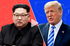 US President Donald Trump and North Korean leader Kim Jong Un