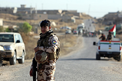 Photo of a Peshmerga solder, from Cancian's fieldwork.