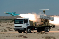 The S-400 can destroy the Nasr nuclear missiles of Pakistan. In Picture: Nasr 1 being fired.