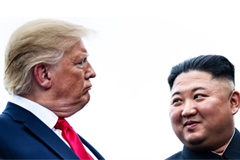 US President Donald Trump and North Korean leader Kim Jong Un