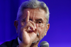 India's Foreign Minister Subrahmanyam Jaishankar gestures as he speaks in New Delhi, India June 6, 2019. India's Foreign Minister Subrahmanyam Jaishankar gestures as he speaks in New Delhi, India June 6, 2019.