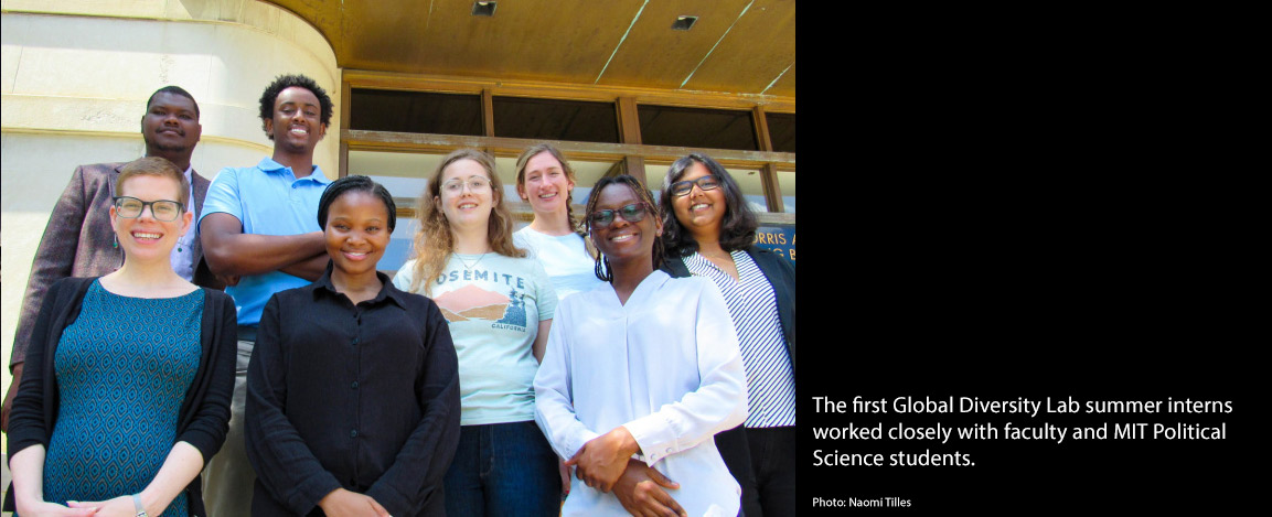 Group shot of GDL summer interns